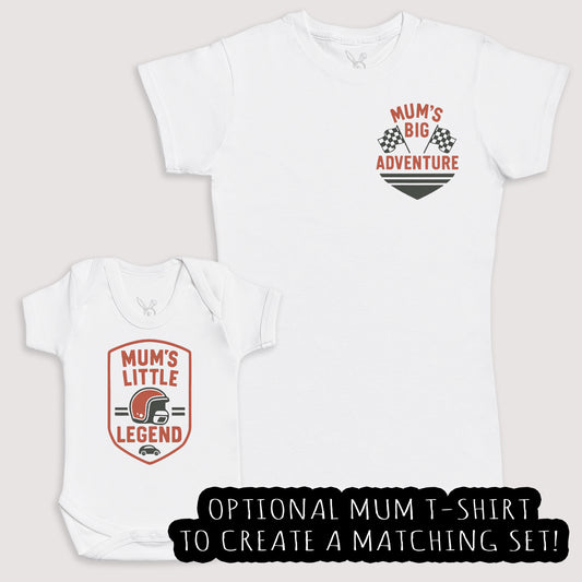 Mums Little Legend - Baby Gift Set - Baby Bodysuit Gift Set