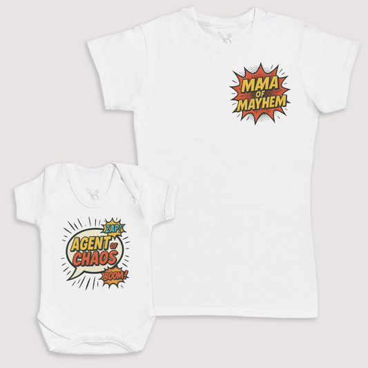 Agent Choas - Baby Gift Set - Baby Bodysuit Gift Set