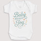 Baby Brings Joy - Baby Gift Set - Baby Bodysuit Gift Set
