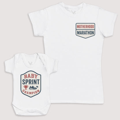 Baby Sprint Champion - Baby Gift Set - Baby Bodysuit Gift Set