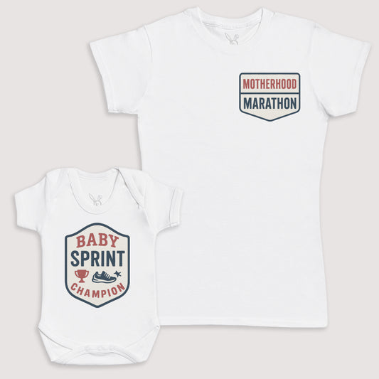 Baby Sprint Champion - Baby Gift Set - Baby Bodysuit Gift Set