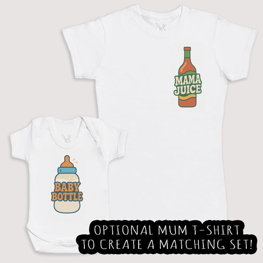 Baby Bottle - Baby Gift Set - Baby Bodysuit Gift Set